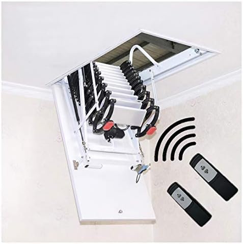 Elektrische Loft-hebeleiter Mit Handläufen 2m-3,8m Strecktreppe Fernbedienung Faltdach Deckenluke Verdickte rutschfeste Stufen Teleskop-dachboden-zugangssystem, Trou: 60 * 120cm - Hauteur: 3m Elektrische Loft-hebeleiter Mit Handläufen 2m-3,8m Strecktreppe Fernbedienung Faltdach Deckenluke Verdickte rutschfeste Stufen Teleskop-dachboden-zugangssystem, Trou: 60 * 120cm - Hauteur: 3m von Generic