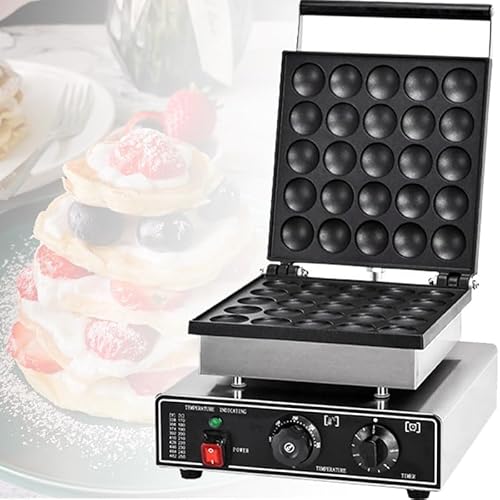 Elektrische Pfannkuchen-bäckermaschine, 1750w Mini Holländische Pfannkuchen-backmaschine, 25 Löcher Antihaftbeschichtete Waffel-pfannkuchenmaschine, Für Die Heimküche Restaurant Bäckerei Elektrische Pfannkuchen-bäckermaschine, 1750w Mini Holländische Pfannkuchen-backmaschine, 25 Löcher Antihaftbeschichtete Waffel-pfannkuchenmaschine, Für Die Heimküche Restaurant Bäckerei von Generic