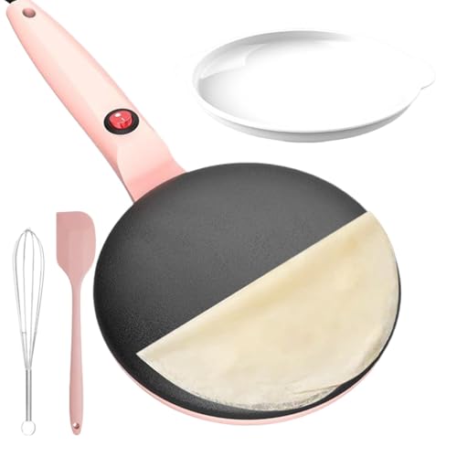 Elektrischer Crêpes-Pfanne, Instant | Crêpes-Pfanne – Elektrische Instant Antihaft-Crêpes-Pfanne, 7,8 Zoll, automatische Temperaturregelung, zum Kochen von Generic