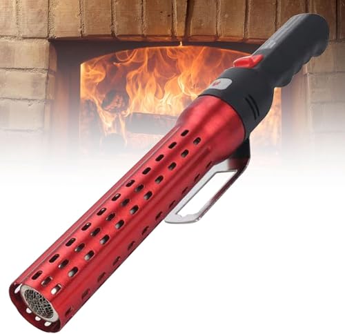 Elektrischer Holzkohleanzünder Grill Feueranzünder, Multifution Holzkohleanzünder, 60s Schnellfeuerstarter Für Lagerfeuer Kamin Camping Für Griller Grill Party Outdoor Garten, Red von Generic
