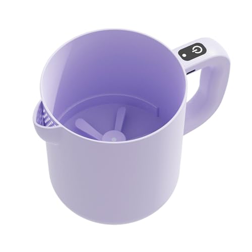 Elektrischer Schneebesen - 2 in 1 Kabelloser Handmixer und Filter,1L Reis Waschschüssel, Automatischer Rührer für Flüssigkeiten, Milch, Essen und Reiszubereitung von Generic