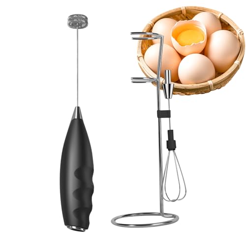 Elektrischer Whisker Elektrischer Kaffeerührer | Manueller Kaffee-Mixer Hersteller -Portable Schaum-Dampfgarer Tür Automatisch für Camping, Proteinschütteln, Kochen von Generic