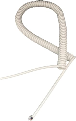 Elektrisches Kabel Teleskopdraht Spiralkabel 8-adriger Weißer Federdraht Od 5mm Glänzender Pu-Reiner Kupferdraht Flexibles Signal Spiralkabel Stretch, One Color, Spiral Length 0.3meters Elektrisches Kabel Teleskopdraht Spiralkabel 8-adriger Weißer Federdraht Od 5mm Glänzender Pu-Reiner Kupferdraht Flexibles Signal Spiralkabel Stretch, One Color, Spiral Length 0.3meters von Generic