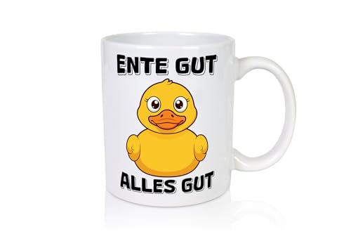 Ente gut alles gut | Quietscheente | Badeente - Tasse Weiss - Kaffeetasse/Geschenk/Familie von Generic