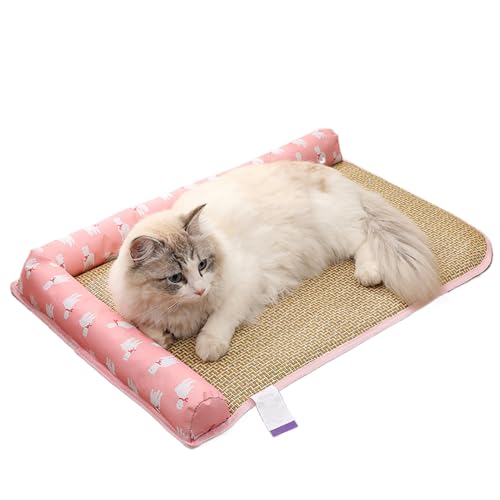 Erfrischendes Hundekissen - Schlafkissen für Katze, orthopädisches Kätzchenbett mit thermischer für die Sommerhitze im Haus und Garten Erfrischendes Hundekissen - Schlafkissen für Katze, orthopädisches Kätzchenbett mit thermischer für die Sommerhitze im Haus und Garten von Generic