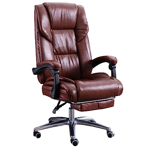 Ergonomisch Bürostuhl - Hoher Rücken Schreibtischstuhl mit 90°~180° Neigungsfunktion, Hoher Rücken Zuhause Computer Chefsessel, Drehbarer Arbeitsstuhl für Home Office Wohnzimmer Arbeitszimmer von Generic