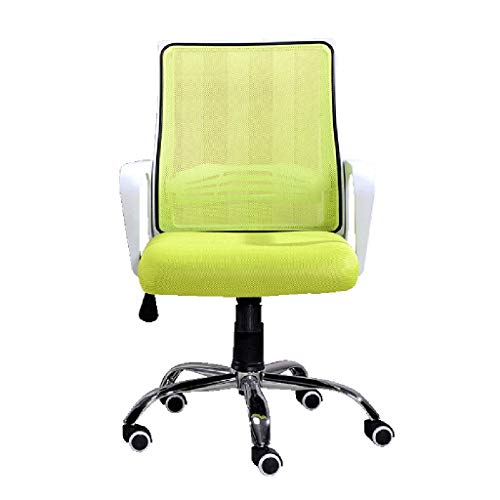 Ergonomischer Bürostuhl Büroschreibtischstuhl, ergonomischer Bürostuhl 360° Drehsitz Executive Learning Staff Drehstuhl Hebegestell aus verstärktem Stahl, 5 Farben (Farbe : E) von Generic