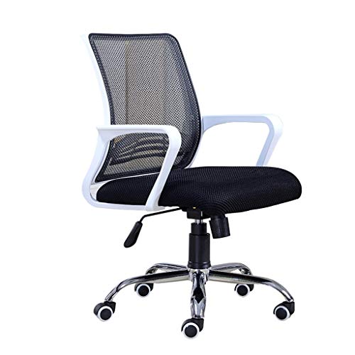 Ergonomischer Bürostuhl Büroschreibtischstuhl, ergonomischer Bürostuhl 360° Drehsitz Executive Learning Staff Drehstuhl mit Hebegestell aus verstärktem Stahl, 5 Farben (Farbe : D) von Generic