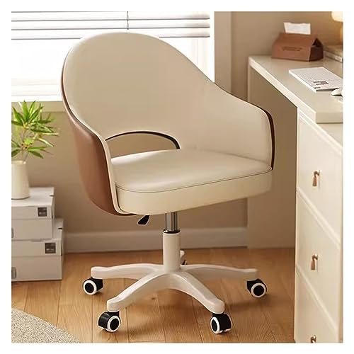 Ergonomischer Bürostuhl – Drehbarer Schreibtischstuhl mit Kunstlederpolsterung, höhenverstellbare Rollen, modernes Design, Arbeitsstuhl mit hoher Rückenlehne, trägt bis zu 136 kg von Generic