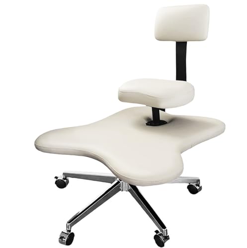 Ergonomischer kniestuhl Büro-Meditationsstuhl mit gekreuzten Beinen, ergonomischer mobiler Schreibtisch, kniender Kniehocker, höhenverstellbarer Hocker für Computerarbeiter, Meditation von Generic