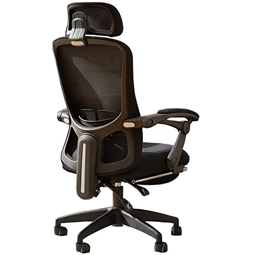 Ergonomischer Bürostuhl Home Office Schreibtischstuhl, Executive Drehbarer Computerstuhl Randloses Design Ergonomie Bürosessel Höhenverstellbarer Sitz mit beweglichem Lendenkissen und Kopfst Ergonomischer Bürostuhl Home Office Schreibtischstuhl, Executive Drehbarer Computerstuhl Randloses Design Ergonomie Bürosessel Höhenverstellbarer Sitz mit beweglichem Lendenkissen und Kopfst von Generic