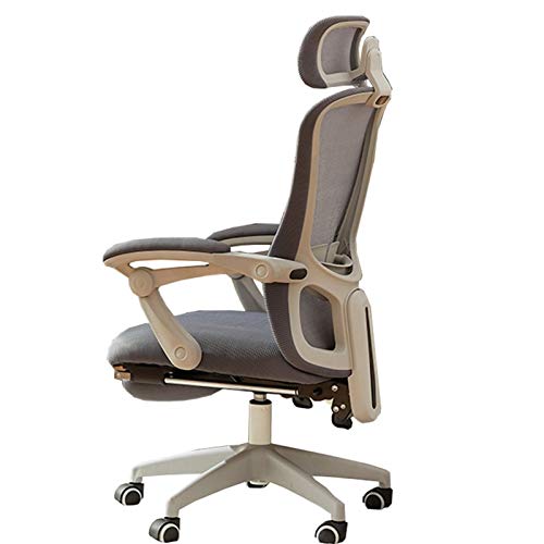 Ergonomischer Bürostuhl Home Office Schreibtischstuhl, Executive Drehbarer Computerstuhl Randloses Design Ergonomie Bürosessel Höhenverstellbarer Sitz mit beweglichem Lendenkissen und Kopfst Ergonomischer Bürostuhl Home Office Schreibtischstuhl, Executive Drehbarer Computerstuhl Randloses Design Ergonomie Bürosessel Höhenverstellbarer Sitz mit beweglichem Lendenkissen und Kopfst von Generic