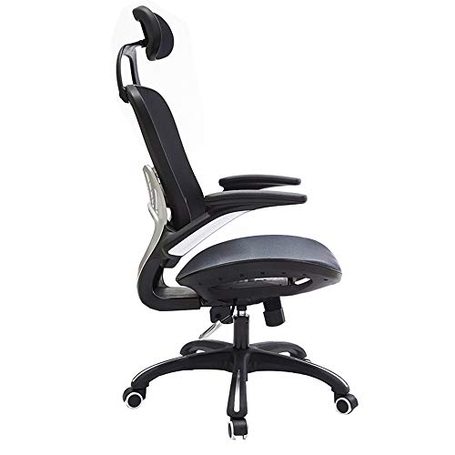 Ergonomischer Bürostuhl Home Office Schreibtischstuhl, Mesh Drehstuhl mit hoher Rückenlehne Moderne Einfachheit Verstellbare Kopfstütze Drehbarer Handlauf Vollmesh-Design Komfortables und at Ergonomischer Bürostuhl Home Office Schreibtischstuhl, Mesh Drehstuhl mit hoher Rückenlehne Moderne Einfachheit Verstellbare Kopfstütze Drehbarer Handlauf Vollmesh-Design Komfortables und at von Generic