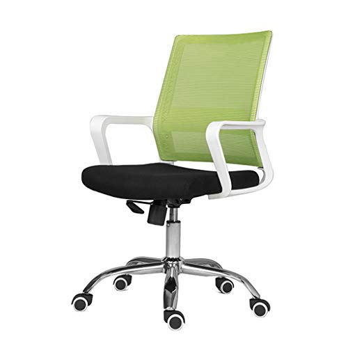 Ergonomischer Bürostuhl - Rollbarer Schreibtischstuhl mit Lendenwirbelstütze, Mesh-Computerstuhl, Gaming-Stühle, Executive Drehstuhl (Farbe : E, Größe : Ohne Kopfstütze) von Generic