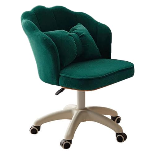 Ergonomischer Bürostuhl Stoff Armloser Esszimmerstuhl mit Rädern Verstellbarer drehbarer Büroschreibtischstuhl für kleine Räume Ergonomischer Bürostuhl Stoff Armloser Esszimmerstuhl mit Rädern Verstellbarer drehbarer Büroschreibtischstuhl für kleine Räume von Generic