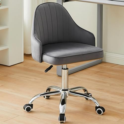 Ergonomischer Bürostuhl Task S Samt mit Rädern Schreibtisch S Verstellbarer Drehtisch mit hoher Rückenlehne von Generic