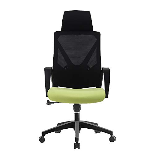 Ergonomischer Bürostuhl aus Netzgewebe – Drehbarer Gaming-Stuhl mit hoher Rückenlehne und Kopfstütze, atmungsaktives, Komfortables Design, perfekt für zu Hause und in 5 Farben erhältlich von Generic
