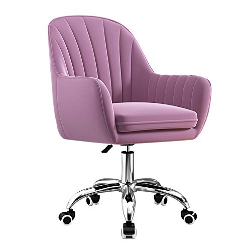 Ergonomischer Bürostuhl aus grauem Samt mit Drehfunktion – Verstellbarer ESS- und Computer-Schreibtischstuhl mit mittlerer Rückenlehne, weich gepolsterter Schminktisch für das Wohnzimmer, id Ergonomischer Bürostuhl aus grauem Samt mit Drehfunktion – Verstellbarer ESS- und Computer-Schreibtischstuhl mit mittlerer Rückenlehne, weich gepolsterter Schminktisch für das Wohnzimmer, id von Generic