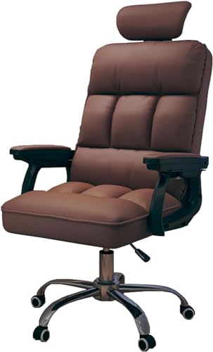 Ergonomischer Bürostuhl mit Drehfunktion und Verstellbarer Höhe und Kopfstütze – bequemer Arbeits- und Gaming-Stuhl für den täglichen Gebrauch zu Hause, im Wohnzimmer und Schlafzimmer von Generic