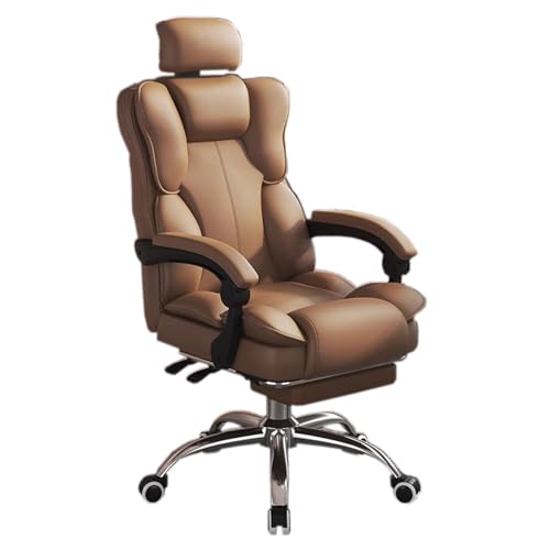Ergonomischer Schreibtischstuhl für Bürotisch Schreibstudie Verstellbare Länge Fußstütze Abnehmbare Kopfstütze Executive Work Chair Ergonomischer Schreibtischstuhl für Bürotisch Schreibstudie Verstellbare Länge Fußstütze Abnehmbare Kopfstütze Executive Work Chair von Generic