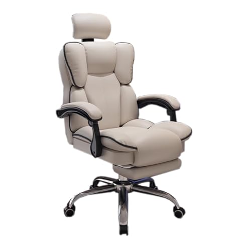 Ergonomischer Schreibtischstuhl für Gaming Schreiben Schreiben Arbeitszimmer Bürotisch 360° frei drehbar verstellbare Fußstütze mit rückenschützendem Stuhl mit hoher Rückenlehne Ergonomischer Schreibtischstuhl für Gaming Schreiben Schreiben Arbeitszimmer Bürotisch 360° frei drehbar verstellbare Fußstütze mit rückenschützendem Stuhl mit hoher Rückenlehne von Generic