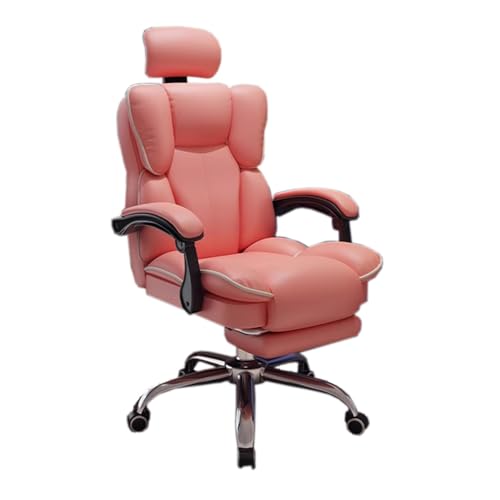 Ergonomischer Schreibtischstuhl für Gaming Schreiben Schreiben Arbeitszimmer Bürotisch 360° frei drehbar verstellbare Fußstütze mit rückenschützendem Stuhl mit hoher Rückenlehne von Generic