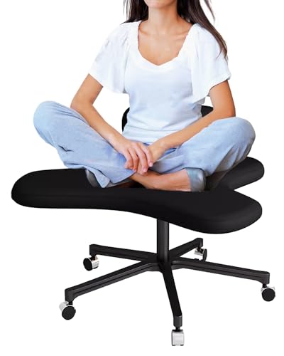 Ergonomischer kniestuhl Ergonomischer mobiler Schreibtischstuhl mit gekreuzten Beinen, Bürostuhl zum Knien, Bürostuhl für aktives Büro zum Sitzen in verschiedenen Positionen, Bein- und Knies Ergonomischer kniestuhl Ergonomischer mobiler Schreibtischstuhl mit gekreuzten Beinen, Bürostuhl zum Knien, Bürostuhl für aktives Büro zum Sitzen in verschiedenen Positionen, Bein- und Knies von Generic