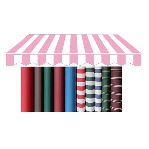 Ersatz-Oberbezug for Markisenstoff im Freien,Einziehbares Sonnenschutzdachtuch,Wasserdicht/Sondergrößen ，für Türeingänge, Fenster, Veranden und Balkone(14x10ft(4.3 * 3m)) von Generic