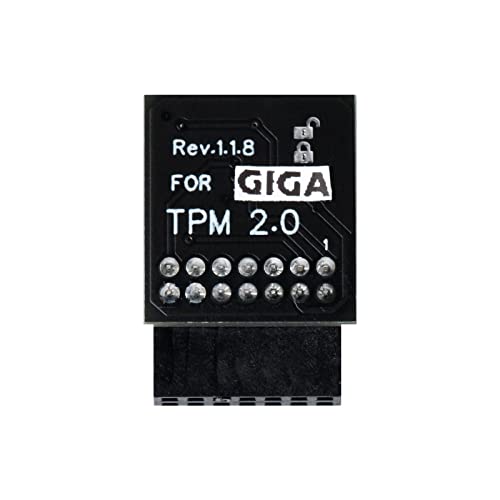 NUHFUFA Ersatz-Sicherheitsmodul TPM 2.0 LPC 14-poliger (14-polig) Sicherheitsmodul für GIGABYTE GC-TPM20 Plattformzubehör von NUHFUFA