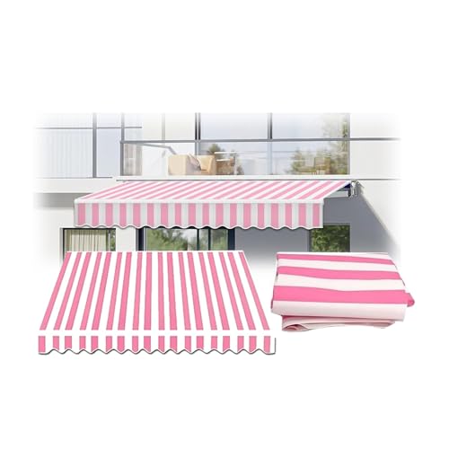 Ersatz for Terrassenmarkisenstoff ，Wasserdichtes Polyester-Ersatztuch for einziehbare Markisen,Viele Größen, Sonnenschutz for Balkon und Garten(8x9ft(2.5 * 2.7m)) von Generic