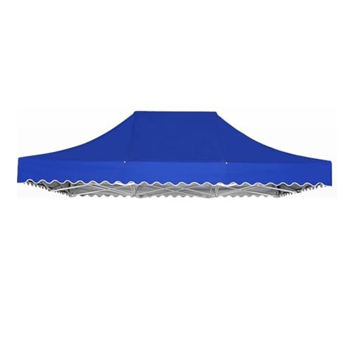 Ersatzabdeckung für Pavillon-Oberseite, Quadratisch Sonnenschirm Ersatzbezug, Wasserdichter, Sonnenschutz, Reißfest, für Outdoor-Garten, Partyzel, Markt(Nur Deckung)(Blue,2.8 * 4.0m) von Generic