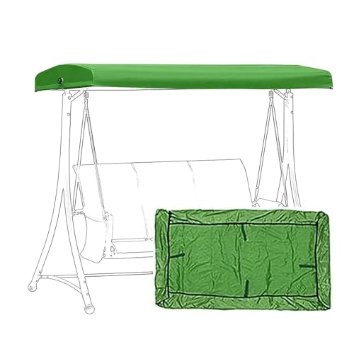 Ersatzabdeckung für Schaukelüberdachung, 64 x 45 Zoll, 75 x 47 Zoll, wasserdichte Abdeckung für Schaukelüberdachung für Veranda-Schaukel im Freien, für Terrassen-Hängematte von Generic