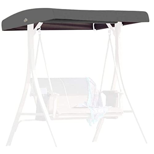 Ersatzbezug für Schaukeldach, Ersatzdach für Gartenschaukelsitz, Ersatzdach für 3-Sitzer-Schaukel aus Oxford-Stoff, Bezug für Schaukelsitz auf der Terrasse im Freien, Schwarz Ersatzbezug für Schaukeldach, Ersatzdach für Gartenschaukelsitz, Ersatzdach für 3-Sitzer-Schaukel aus Oxford-Stoff, Bezug für Schaukelsitz auf der Terrasse im Freien, Schwarz von Generic