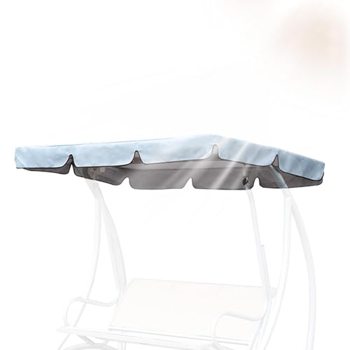 Ersatzdach Klappdach für Terrasse, klappbares Dach für Terrasse, wasserdicht, sonnenfest, 195 x 125 cm, Ersatzklappdach für Outdoor-Schaukel, Abat-Dach Ersatzdach Klappdach für Terrasse, klappbares Dach für Terrasse, wasserdicht, sonnenfest, 195 x 125 cm, Ersatzklappdach für Outdoor-Schaukel, Abat-Dach von Generic