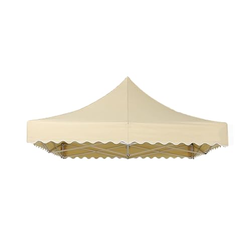 Ersatzdach für Gartenpavillon, Quadratisch Sonnenschirm Ersatzbezug, Wasserdichter, Sonnenschutz, Beständig, für Outdoor, Party, Camping, Markt(Nur Top)(3 * 3.0m) von Generic
