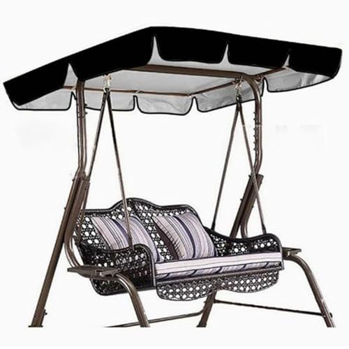 Ersatzdach für Schaukeldach im Freien, wasserdichtes 210D-Oxford-Schaukeldach, 3-Sitzer-Veranda-Schaukelsitzdach für Schaukelstuhl von Generic