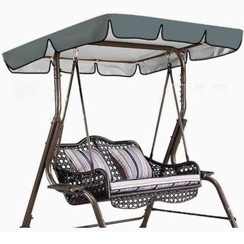 Ersatzdach für Schaukeldach im Freien, wasserdichtes 210D-Oxford-Schaukeldach, 3-Sitzer-Veranda-Schaukelsitzdach für Schaukelstuhl von Generic