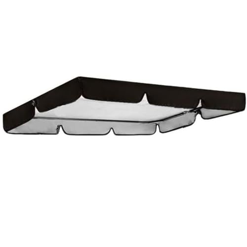 Ersatzdach für Terrassenschaukelstuhl, wasserdichte Schaukelabdeckung für 2/3-Sitzer, 210D Dickes Oxford-Gewebe, wasserdichte, Winddichte und UV-beständige Gartenmöbelabdeckungen von Generic