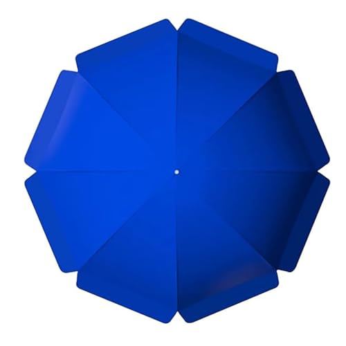 Ersatzstoff for Sonnenschirme im Freien, Ersatzdach for Regenschirme, 8-Rippen-wasserdichte Schirmabdeckung for Terrasse, Strand, Garten, UV 50+, einfache Installation(Blue,1.08m/42.5in) von Generic