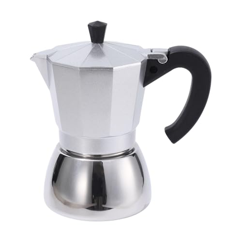 Espressokocher für Kochfeld | Espressokocher aus Edelstahl - Kleine langlebige Kaffeemaschine in, Zubehör für Kaffeemaschine, klassisches Kochfeld und Espressokocher für Männer und Frauen Espressokocher für Kochfeld | Espressokocher aus Edelstahl - Kleine langlebige Kaffeemaschine in, Zubehör für Kaffeemaschine, klassisches Kochfeld und Espressokocher für Männer und Frauen von Generic
