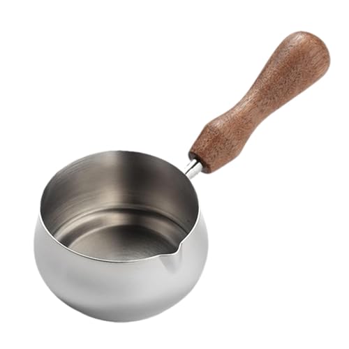 Espressotasse mit Henkel - Espresso Extraktionstasse - Expresso Kaffeetasse mit Griff - Edelstahl Ausgießbecher - Edelstahl Espresso Zubehör - Edelstahl Espressotassen für Kaffee von Generic