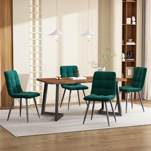 Essgruppe 5-teilig Modernes Esstisch Set mit Marmor-MDF Platte, 4 Samtstühle mit ergonomischem Design, Goldenes Metallgestell für Esszimmer, Küche und Wohnzimmer Essgruppe 5-teilig Modernes Esstisch Set mit Marmor-MDF Platte, 4 Samtstühle mit ergonomischem Design, Goldenes Metallgestell für Esszimmer, Küche und Wohnzimmer von Generic