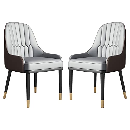 Esszimmerstühle 2er-Set, Sessel aus feinem Mikrofaserleder für Küche, Wohnzimmer, Lounge-Thekenstühle, stabile Metallbeine aus Kohlenstoffstahl Esszimmerstühle 2er-Set, Sessel aus feinem Mikrofaserleder für Küche, Wohnzimmer, Lounge-Thekenstühle, stabile Metallbeine aus Kohlenstoffstahl von Generic