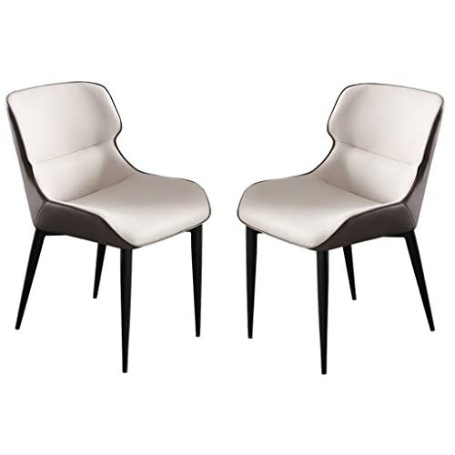 Esszimmerstühle aus Mikrofaserleder, 2er-Set, für Küche, Wohnzimmer, Lounge, Thekenstühle, stabile Metallbeine aus Kohlenstoffstahl Esszimmerstühle aus Mikrofaserleder, 2er-Set, für Küche, Wohnzimmer, Lounge, Thekenstühle, stabile Metallbeine aus Kohlenstoffstahl von Generic