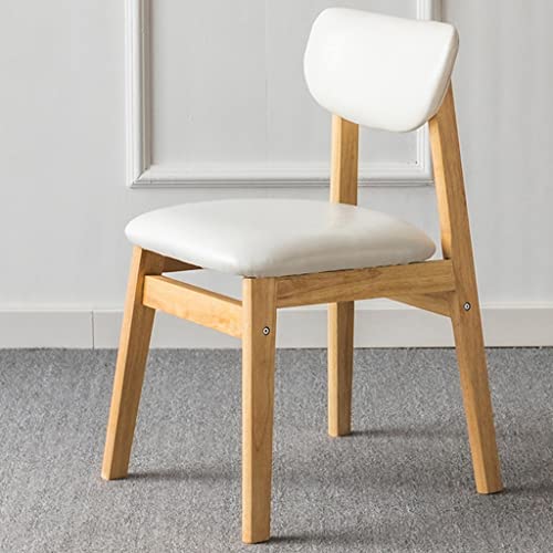 Esszimmerstühle mit Holzbeinen, gepolsterte Küchen-Esszimmerstühle, Akzentstuhl, Moderne Holz-Seitenstühle für das Wohnzimmer mit bequemem Kissen und Rückenlehne von Generic