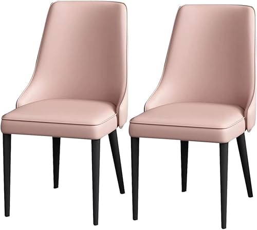 Esszimmerstuhl aus Napa-Leder, Küchenstühle 2er-Set, moderner nordischer Beistellstuhl, Freizeitstuhl mit hochdichtem Schwammkissen Esszimmerstuhl aus Napa-Leder, Küchenstühle 2er-Set, moderner nordischer Beistellstuhl, Freizeitstuhl mit hochdichtem Schwammkissen von Generic