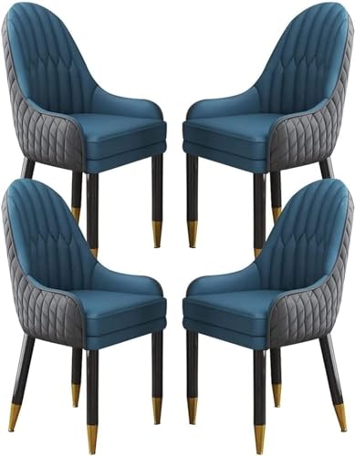 Esszimmerstuhl mit Latexkissen, Schminkstuhl mit Beinen aus ivholz, Küchenstühle 6er-Set, Beistellstuhl mit omischem Rückenlehnendesign von Generic