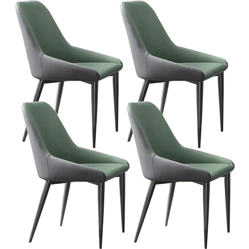 Esszimmerstuhl mit gebogener Rückenlehne, Küchenstühle 4er-Set, Stuhlbezug aus technischem Stoff, Schminkstuhl Esszimmerstuhl mit gebogener Rückenlehne, Küchenstühle 4er-Set, Stuhlbezug aus technischem Stoff, Schminkstuhl von Generic