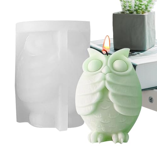 Eule Kerze Form, Eule Silikonform,Flexible Silikonform Seifenschimmel - Antihaft-Harzgussform Lichtform für Kerze Schokolade Seifenschokolade Eule Kerze Form, Eule Silikonform,Flexible Silikonform Seifenschimmel - Antihaft-Harzgussform Lichtform für Kerze Schokolade Seifenschokolade von Generic