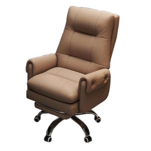 Executive Arbeitsstuhl für Büro/Schlafzimmer/Gaming Home Study oder Manager Work Verstellbare Neigungssperre Bequemer, atmungsaktiver, gepolsterter Schreibtischstuhl mit hoher Rückenlehne von Generic